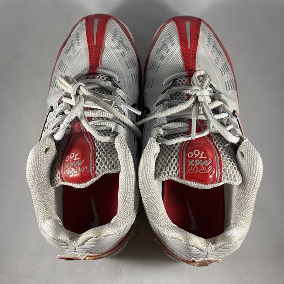 Nike VaporMax 360 Size 7 History of Air Running Shoes Vast Grey Red CK2719-001 - Picture 6 of 9